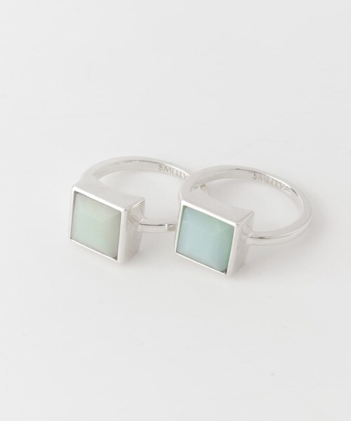 SMELLY（スメリー）の「SMELLY so’　square amazonite ring（リング・レディース・SL/GR・11）」の18枚目の写真