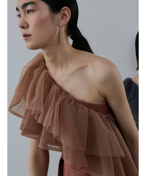 LAGUNAMOON（ラグナムーン）の「LADYチュールカラーベアパンツドレス