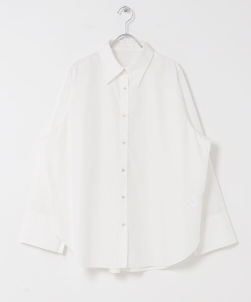 SENSE OF PLACE by URBAN RESEARCH（センスオブプレイスバイアーバンリサーチ）の「スリットスリーブルーズシャツ（シャツ/ブラウス・レディース・IVORY/L.BLUE/BLU×WHT/BRN×BEG・one）」の12枚目の写真