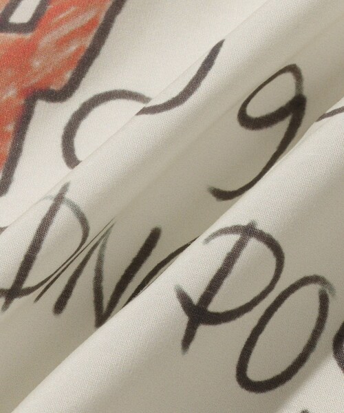 ADAM ET ROPE'（アダムエロペ）の「【KYOU/キョウ】ESSENTIAL.02 Graphic Printed Scarf（ストール/ショール・メンズ・ホワイト系・F）」の8枚目の写真