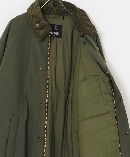 URBAN RESEARCH（アーバンリサーチ）の「Barbour　EXMOOR CASUAL COAT（ステンカラーコート・メンズ・BLACK/OLIVE・36/38/40/42）」の15枚目の写真