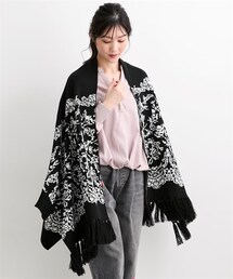 nissen | カーディガンにもなるニットストール(カーディガン/ボレロ)