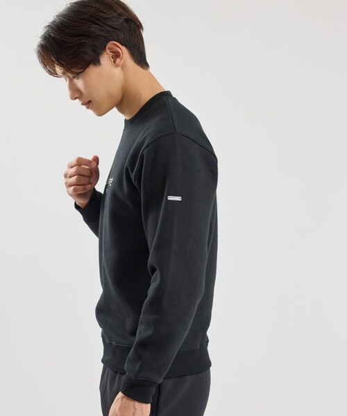 ROPE'（ロペ）の「【ESSENTIAL】フロントロゴ裏起毛トレーナー/セットアップ対応（スウェット・レディース・ブラック/グレー・L/M/XL）」の9枚目の写真