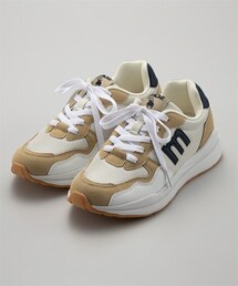 nissen | moz　厚底サイドロゴスニーカー（ワイズ３Ｅ）(スニーカー)