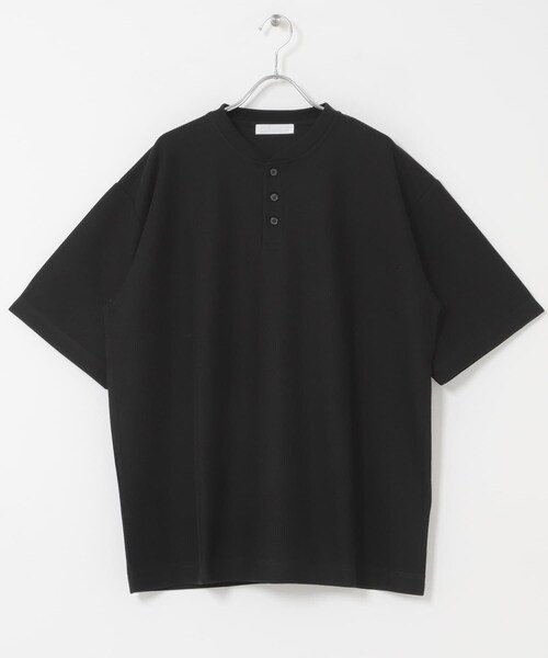 SENSE OF PLACE by URBAN RESEARCH（センスオブプレイスバイアーバンリサーチ）の「ヘンリーネックカノコプルオーバー（Tシャツ/カットソー・メンズ・IVORY/BLACK/GRAY・M/L）」の19枚目の写真