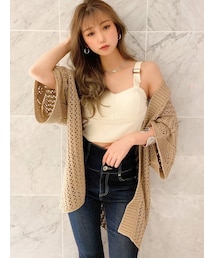 GYDA | テープヤーンクロシェニットカーデ(カーディガン/ボレロ)