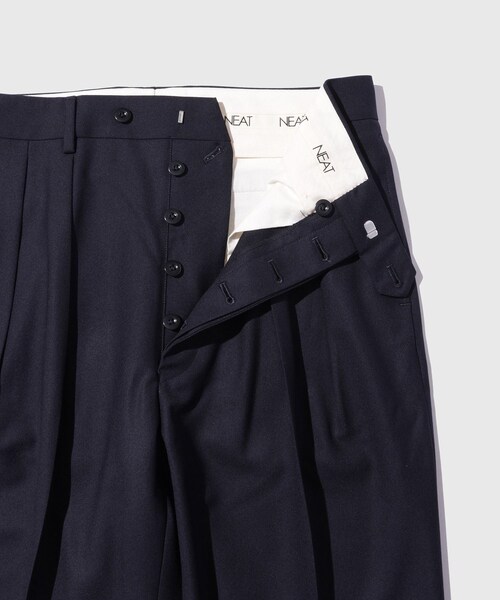 ADAM ET ROPE'（アダムエロペ）の「【NEAT/ニート】Bell Power Bolt Wide（その他パンツ・メンズ・ネイビー・44/46/48）」の6枚目の写真