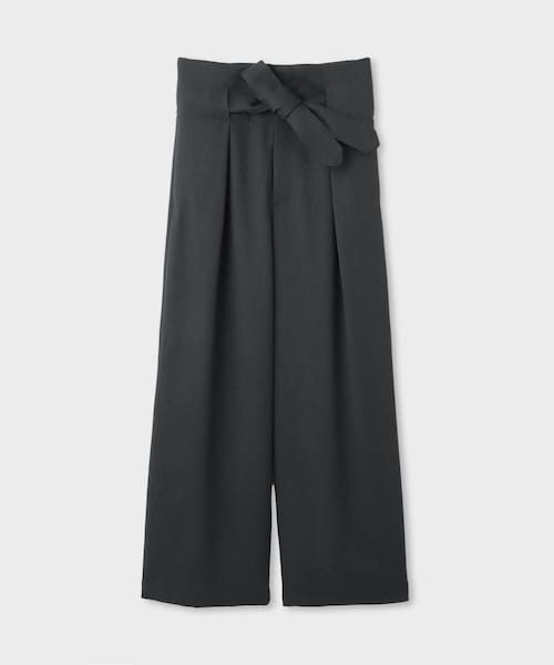 【一部店舗限定】【REALM（レルム）】BELTED PANTS｜ハイウエストパンツ　26SS