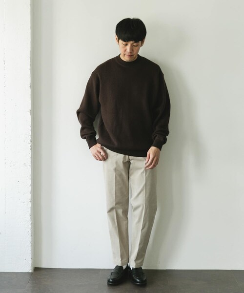 URBAN RESEARCH DOORS（アーバンリサーチドアーズ）の「『UR TECH』コーデュロイトラウザー（その他パンツ・メンズ・OFF/BROWN/CHARCOAL/NAVY・S/M/L/XL）」の20枚目の写真