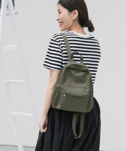 URBAN RESEARCH DOORS（アーバンリサーチドアーズ）の「撥水ミニリュック（バックパック/リュック・レディース・KHAKI/BLACK・one）」の15枚目の写真
