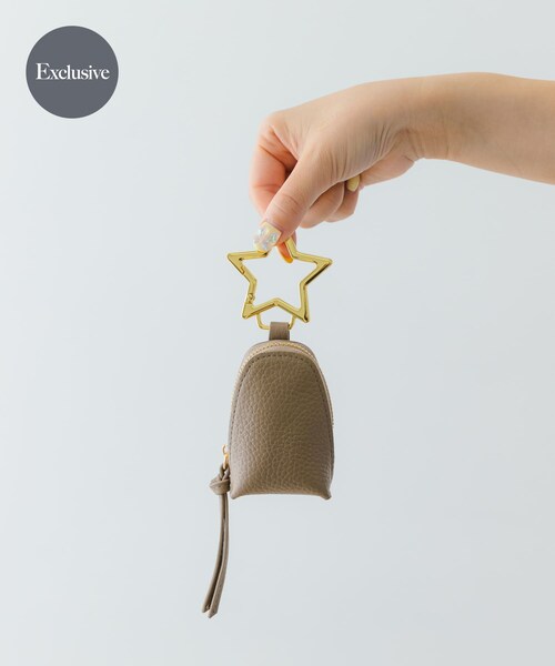 RODE SKO（ロデスコ）の「『別注』Hashibami×RODESKO　スターキーチャーム（キーケース/キーアクセサリー・レディース・GRAY/ECRU/ASH BLUE・one）」の2枚目の写真