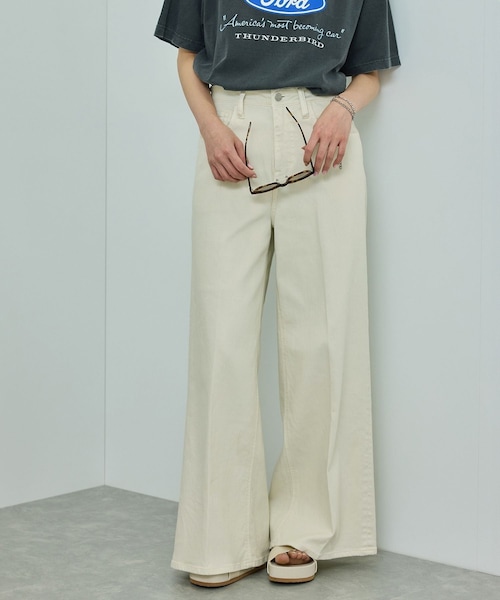 ROPE'（ロペ）の「【Healthy denim（ヘルシーデニム）】 Wild Ginger/WEB・一部店舗限定（デニムパンツ・レディース・キナリ/ネイビー/ブルー系・22/23/24）」の8枚目の写真