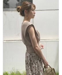 dazzlin | ダンボールカットコンパクトトップス(Tシャツ/カットソー)