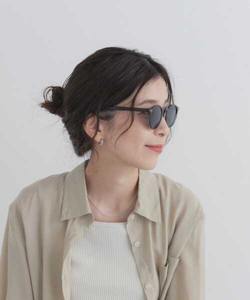 URBAN RESEARCH DOORS(アーバンリサーチドアーズ)の「ボストンサングラスB(メガネ・レディース・BLACK/BEIGE・-)」の5枚目の写真