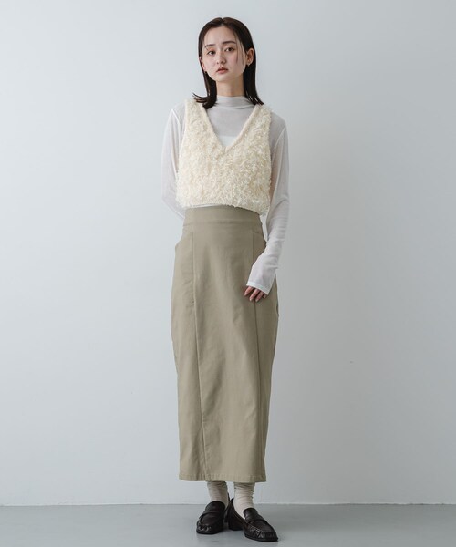 SENSE OF PLACE by URBAN RESEARCH(センスオブプレイスバイアーバンリサーチ)の「ワイドスクエアギャザーローファー(ローファー・レディース・BLACK/BROWN・S/M/L)」の18枚目の写真