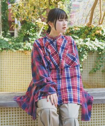 77circa wide stole shirt-NEL