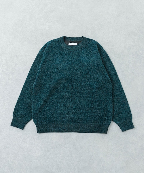 URBAN RESEARCH(アーバンリサーチ)の「ローゲージモールニット(ニット/セーター・メンズ・WHITE/GREEN/NAVY/BLACK・M/L)」の3枚目の写真