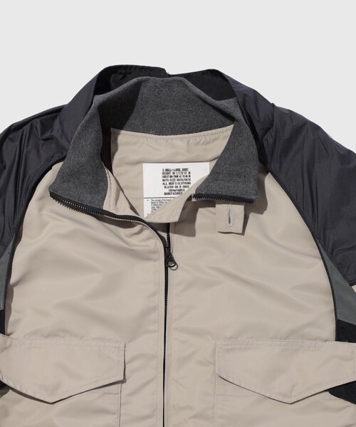 ADAM ET ROPE'(アダムエロペ)の「【elephant TRIBAL fabrics/エレファントトライバルファブリクス】WEP SPORTS JKT(その他アウター・メンズ・ブラック/ベージュ・M)」の5枚目の写真