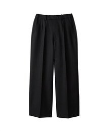 nissen | タックワイドスラックス(パンツ)