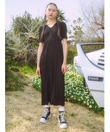 EMODA | ドローウィングプラントワンピース(ワンピース)