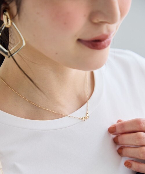 VIS（ビス）の「ノットデザインネックレス（ネックレス・レディース・ゴールド/シルバー・F）」の10枚目の写真