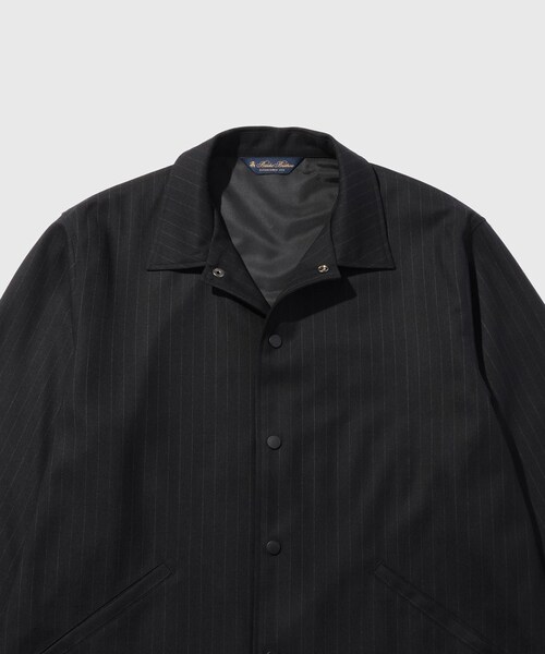 ADAM ET ROPE'(アダムエロペ)の「《別注》【Brooks Brothers/ブルックス ブラザーズ】EX COACH JKT(その他アウター・メンズ・ブラック・L/M/XL)」の6枚目の写真
