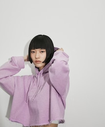 ADAM ET ROPE' | 【公式サイト限定】【GANNI】Isoli Cropped Oversized Hoodie(パーカー)