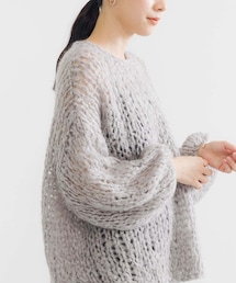 URBAN RESEARCH | モヘヤルーズハンドニット(ニット/セーター)