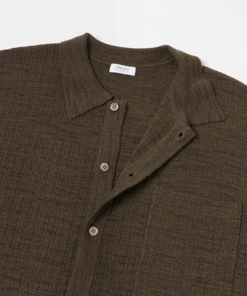 URBAN RESEARCH(アーバンリサーチ)の「crepuscule Crepe Knit Shirt(シャツ/ブラウス・メンズ・BROWN/BLACK・1/2)」の11枚目の写真