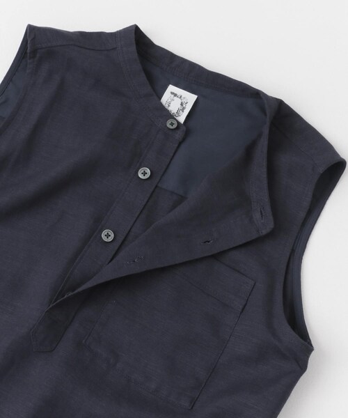 URBAN RESEARCH DOORS（アーバンリサーチドアーズ）の「リネンレーヨンノースリーブワンピース(KIDS)（ワンピース・キッズ・NAVY/BLUE・105/120/135）」の12枚目の写真