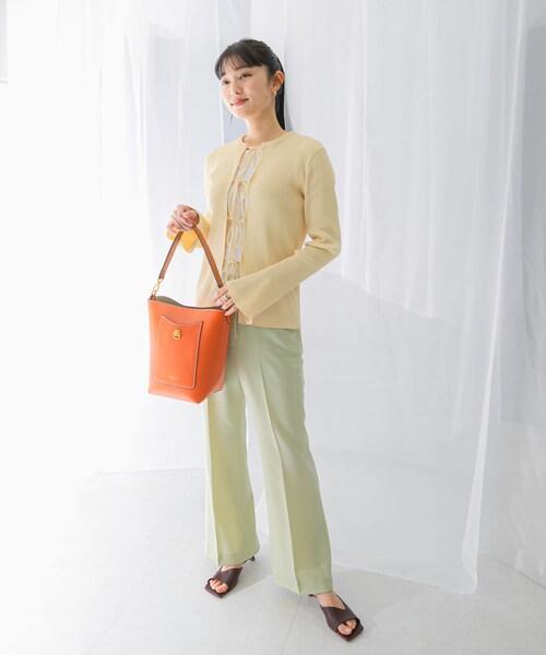 URBAN RESEARCH ROSSO（アーバンリサーチロッソ）の「リボンデザインカーディガン（カーディガン/ボレロ・レディース・beige/orange・FREE）」の17枚目の写真