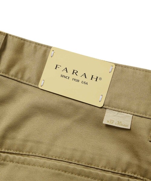 ADAM ET ROPE'（アダムエロペ）の「【FARAH】One-tuck WIde Pants（チノパンツ・メンズ・ベージュ・L/M/S）」の11枚目の写真