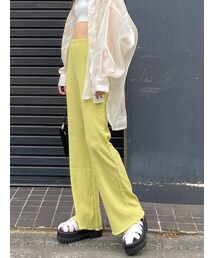 EMODA | プリーツリラックスパンツ(その他パンツ)