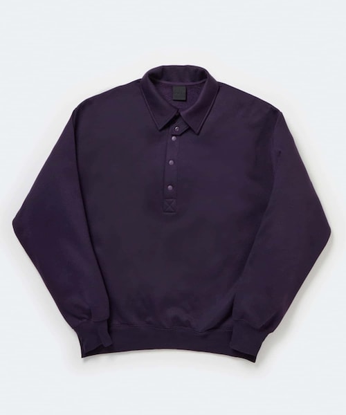 URBAN RESEARCH（アーバンリサーチ）の「DAIWA PIER39　TECH SWEAT SNAP PULLOVER（スウェット・メンズ・BLACK/PURPLE/BROWNKHAKI/H GRAY・S/M/L/XL）」の4枚目の写真