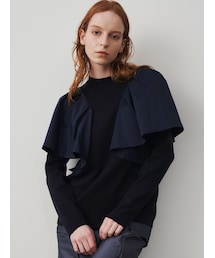 ELENDEEK | SHOULDER RUFFLE KT(ニット/セーター)