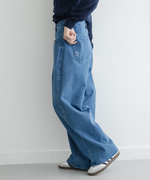 URBAN RESEARCH Sonny Label（アーバンリサーチサニーレーベル）の「カーブポケットデニムパンツ（デニムパンツ・レディース・ブラウン/インディゴ・36/38）」の17枚目の写真