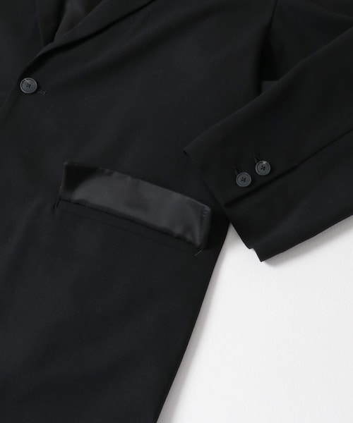 URBAN RESEARCH（アーバンリサーチ）の「ATON　HIGH TWIST WOOL JACKET（テーラードジャケット・メンズ・BLACK/NAVY・4/6）」の5枚目の写真