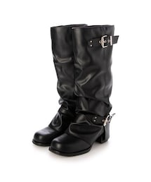 EVOL | 【EVOL/イーボル】 【S-LLサイズ展開・ふかふか】カバーエンジニアロングブーツ IZ5878  (ブーツ)