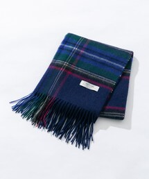 URBAN RESEARCH Sonny Label | ウールカシミヤチェックワイドマフラー(マフラー)