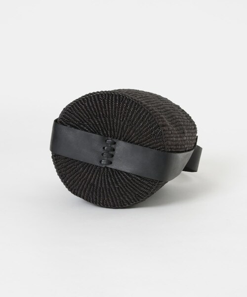 URBAN RESEARCH（アーバンリサーチ）の「ニャリガバスケットバッグM（かごバッグ・レディース・BLACK/NATURAL・-）」の8枚目の写真