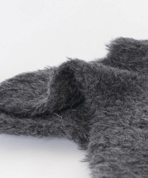 URBAN RESEARCH DOORS（アーバンリサーチドアーズ）の「KIJIMA TAKAYUKI　POODLE FUR EAR BEANIE（ニットキャップ/ビーニー・レディース・D.GRAY・one）」の5枚目の写真