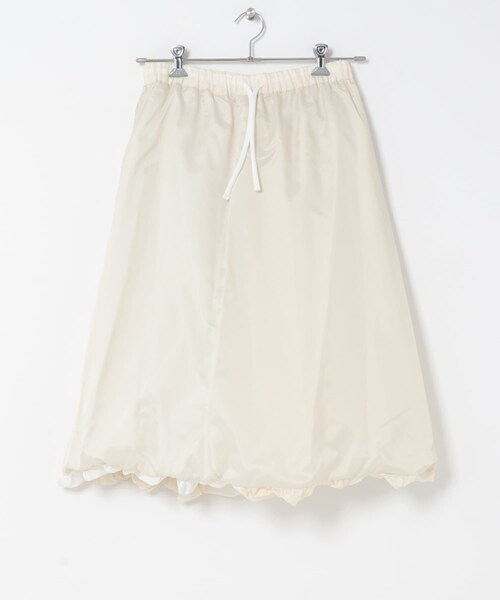 THE GOODLAND MARKET（ザグッドランドマーケット）の「77circa　2fabric 2way balloon SK（スカート・レディース・white/black・one）」の18枚目の写真