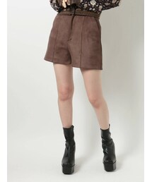 EVRIS | フェイクスウェードショートパンツ(その他パンツ)