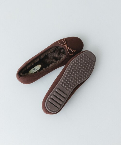 RODE SKO（ロデスコ）の「撥水フラッフィーバレエシューズ（バレエシューズ・レディース・BLACK/DARK BROWN/MOCHA・36/37/38/39）」の3枚目の写真