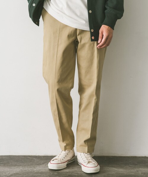 URBAN RESEARCH DOORS（アーバンリサーチドアーズ）の「テーパードチノトラウザー（チノパンツ・メンズ・BEIGE/ECRU/KHAKI/NAVY・S/M/L）」の22枚目の写真