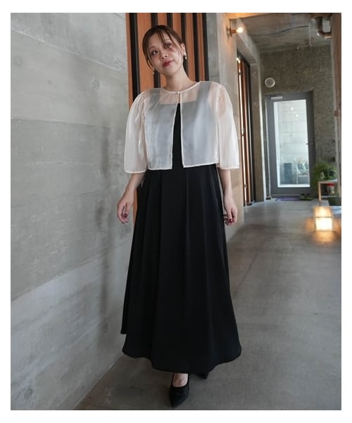 nissen（ニッセン）の「【結婚式・パーティードレス】オーガンジー2way