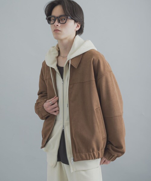 SENSE OF PLACE by URBAN RESEARCH（センスオブプレイスバイアーバンリサーチ）の「F/S ZIPブルゾン（ブルゾン・メンズ・BLACK/BEIGE/KHAKI・M/L）」の21枚目の写真