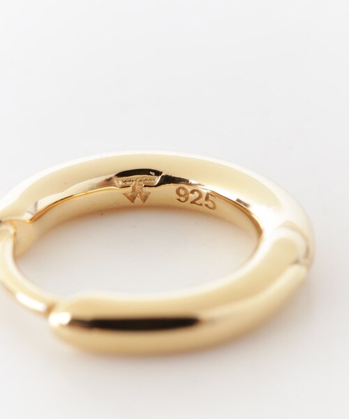 URBAN RESEARCH(アーバンリサーチ)の「TOM WOOD Classic Hoops Small gold(ピアス(両耳用)・メンズ・S925/18KGP・One)」の6枚目の写真