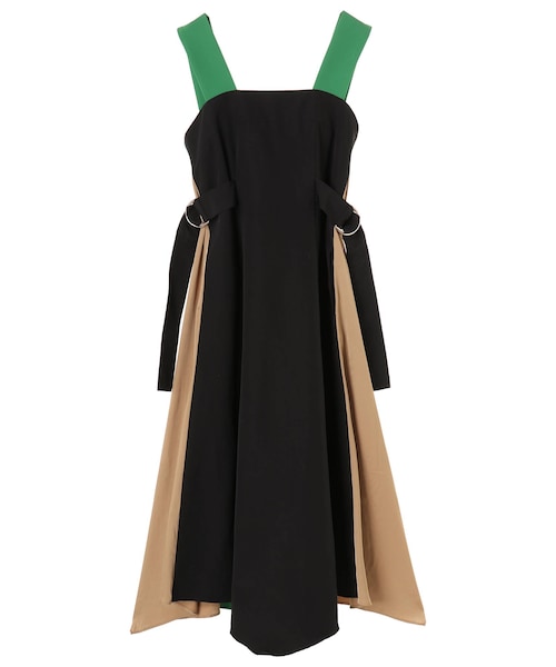 UN3D.（アンスリード）の「SIDE BELT FLARE OP（ワンピース）」 - WEAR