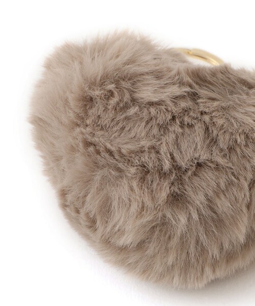 VIS(ビス)の「ハートファーチャーム(キーホルダー・レディース・オフホワイト/ベージュ/ピンク・F)」の17枚目の写真